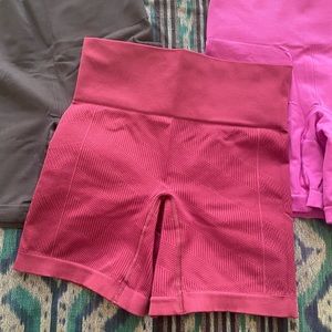 Lot if 3 lululemon sculp shorts 6